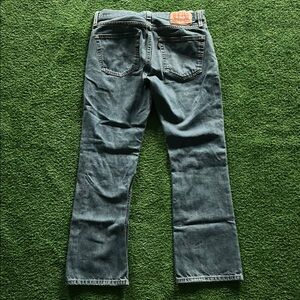 Blue Bootcut Jeans Classic Denim